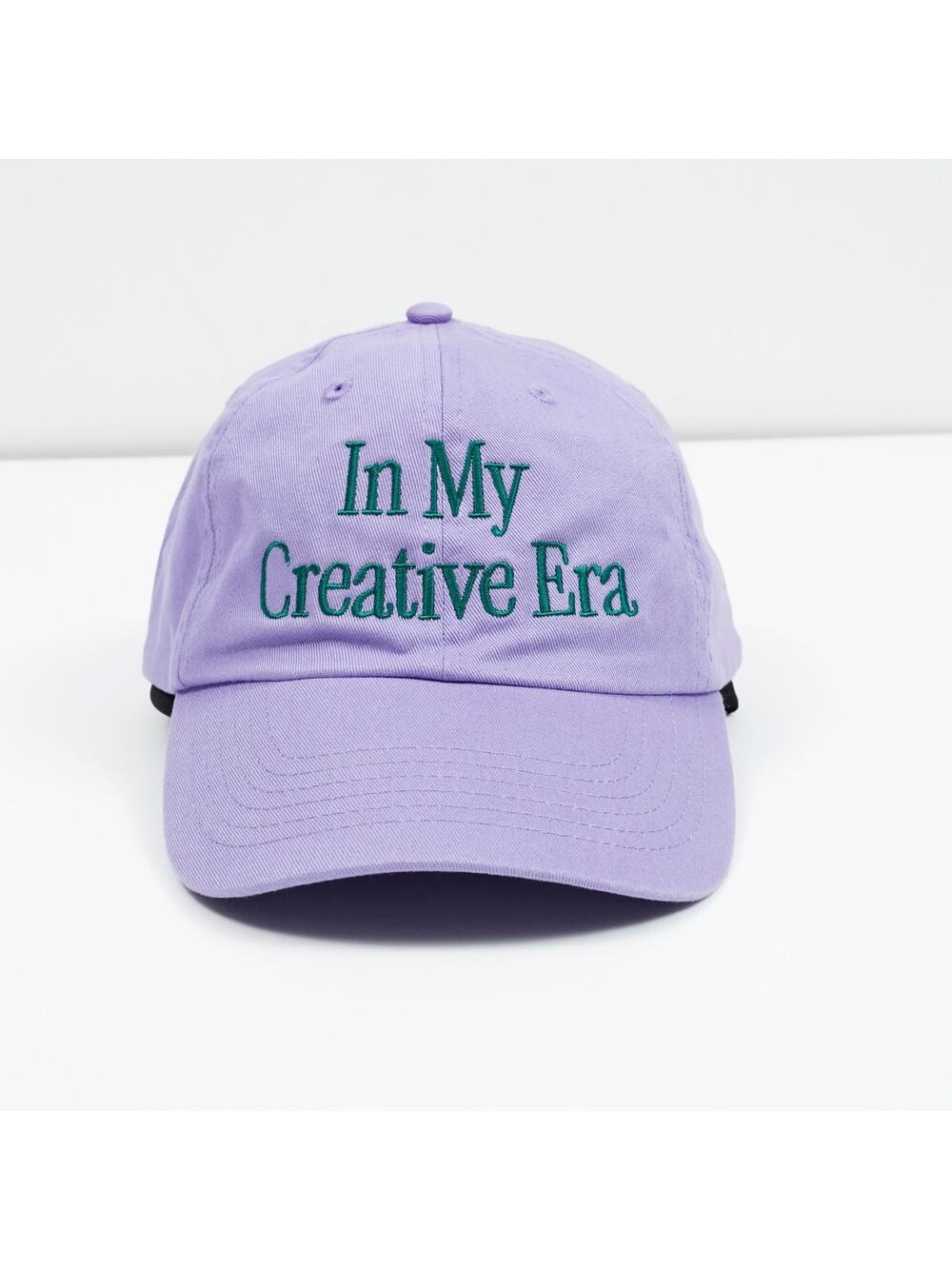 In My Creative Era Lavender Dad Hat Strapback Cap Embroidered Cotton Hat